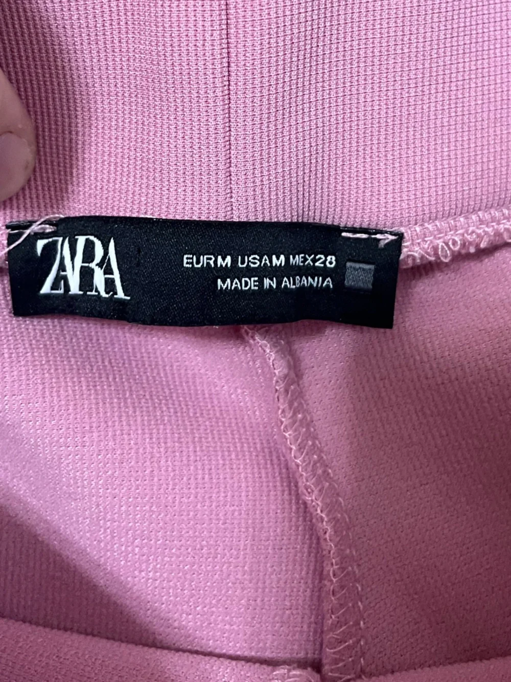 Zara Rose Pink Cropped Flare Pants - Picture 7 of 9
